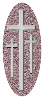 342 D516 517 OR SL 3 Crosss Orchid Silver